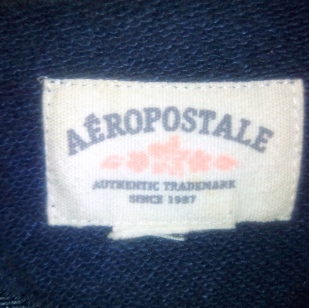 🌼Navy blue Aeropostale sz M Women's zip up  hoodie 🌼 - Picture 3 of 3